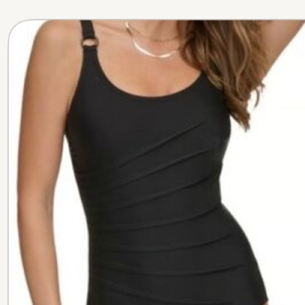 Calvin Klein Black One Piece Swimsuit